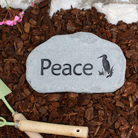 Small Custom Garden Stone